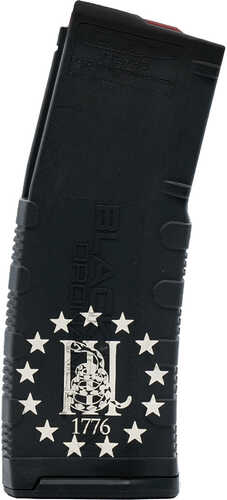 Black Rain Ordnance Lasered AR15 Magazine 3Percent 1776 Gadsen Flag 30 rd. Model: BRO-MAG30-3PERC-GAD
