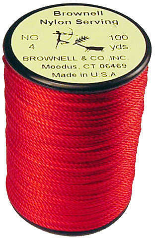 Brownells Nylon Serving Thread .021 100 yds. Red 1755