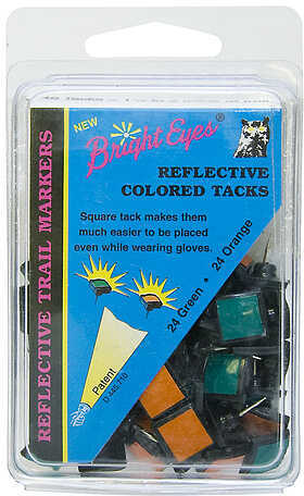 Lewis Hunting Accessories Colored Tacks Square 25Grn 25Org 50/pk 23744