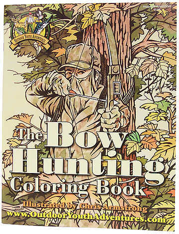 TOP BRASS Coloring Books Bow Hunting 25836