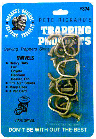 Pete Rickard Rickard's Large & Strong Swivels 4/pk. 27178