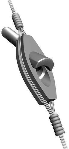 Radical Archery Designs Inc. Maxim 38 Self-Aligning Peep w/Micro Tube (< 37 Axle length) 1/8 27516