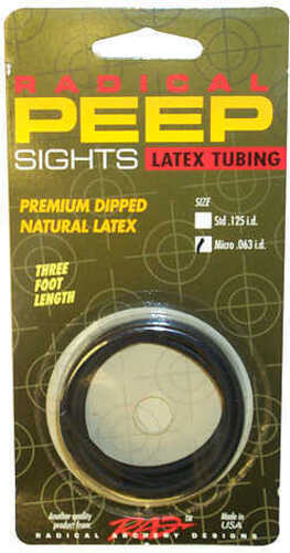 Radical Archery Designs Inc. Latex Tubing Reg. Dia. 1ea - 3' length Black 27520