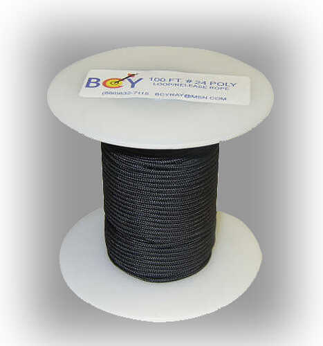 BCY Inc. D Loop Rope Bulk 2mm x 100 Black 28047
