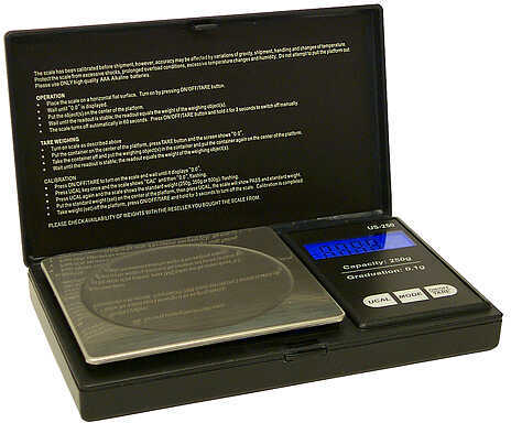 October Moutain OMP US-250 Mini Pocket Scale 3858 grain max X 1.5 incr. 5x3x3/4 28117