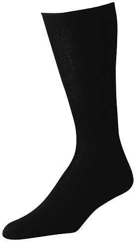 Elder Hosiery Mills Polypropylene Sock Liners Lg (10-13) Black 28250
