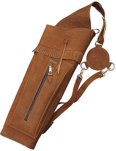 Neet Products Inc. T-BQ-2 Leather Back Quiver 22 Suede RH Brown 3106
