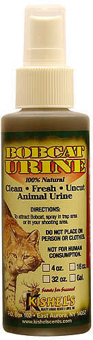 KISHELS QUALITY ANIMAL SCENTS Bobcat Urine 4oz. 29343