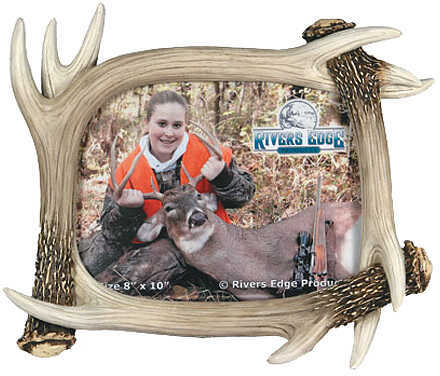 Rivers Edge Products Picture Frame 8"x10" Antler 478