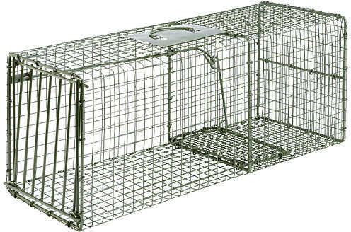 DUKE WILDLIFE TRAPS Single Door Heavy Duty Cage Large-Raccoon 30x12x12 1112