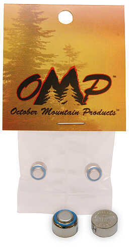 October Moutain OMP #393 Silver Oxide Batteries 2/pk. 31346