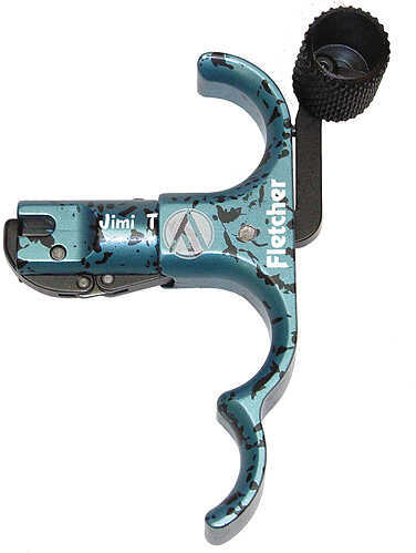 JIM FLETCHER ARCHERY AIDS INC Jimi T Thumb Release Adult Black/Blu 3 Finger 31363