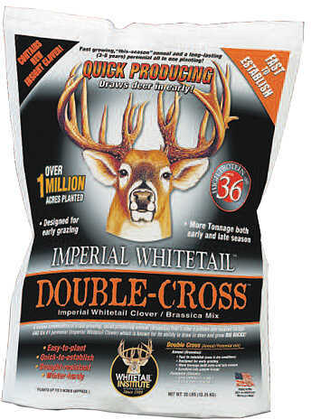THE WHITETAIL INSTITUTE Double Cross Mix Clover/Brassica 4lbs 32641