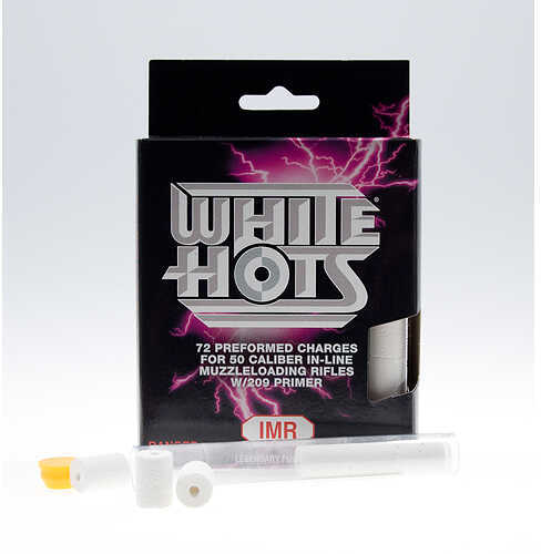 Ron Shirk Shooter Supply Hodgdon White Hots Preformed Charges .50 Caliber 50 Grains 72/Pk.