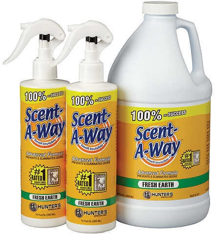 Hunter Specialties H.S. Scent-A-Way Fresh Earth Valu-Pack 2x12oz + 64oz 1159