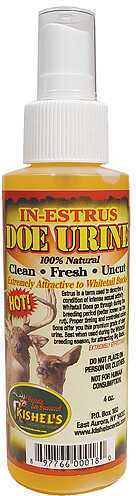 KISHELS QUALITY ANIMAL SCENTS Doe Estrus Urine 4oz. 180