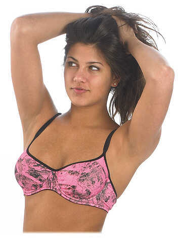 WEBERS CAMO LEATHER GOODS Naked North Pink Bra 38D 35500