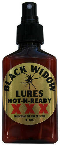 BLACK WIDOW DEER LURES Hot-N-Ready XXX 3oz. 35748