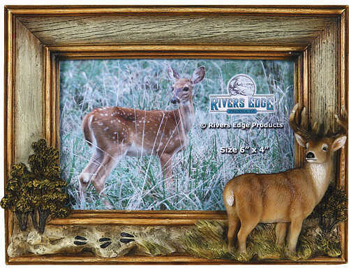 Rivers Edge Products Deer Picture Frame 4x6 517