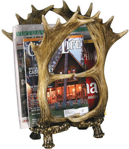Rivers Edge Products Four Antler Magazine Rack 12wx17H 987