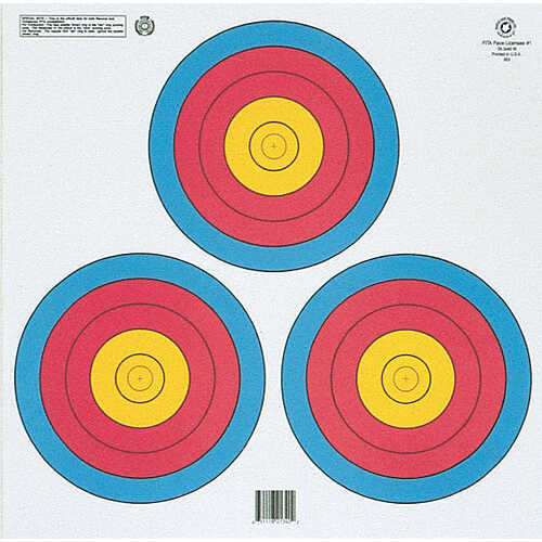 Maple Leaf Press Inc. NAA Official 3-Spot Color Target Triangle 3642