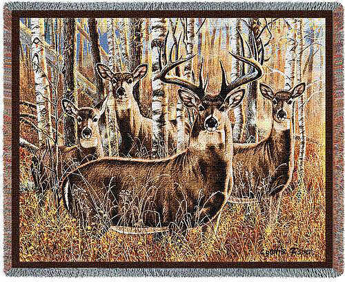 PURE COUNTRY WEAVERS Woven Throw Sudden Encounter 54in x 70in 36745