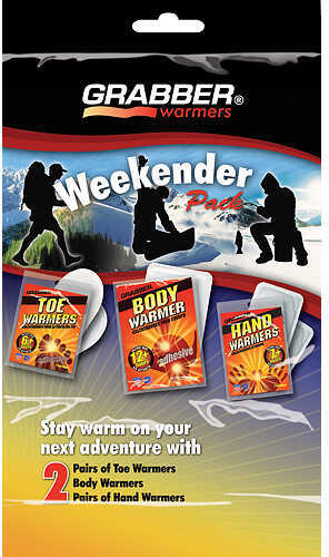Grabber Warmers Weekender 6 Pack Lg Hand - Toe Body 48 WKNR3