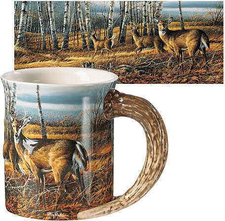 WILD WINGS Sculpted Mugs - The Birch Line Antler Handle 16oz. 8209711502