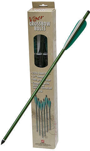 PSE Archery Viper Aluminum Crossbow Bolts 17In Plastic Nock 6/Pk.