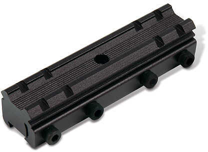 Apex Gear Crossbow Red-Dot Sight Mounting Plate 3/8 to Weaver Black Aluminum 37694