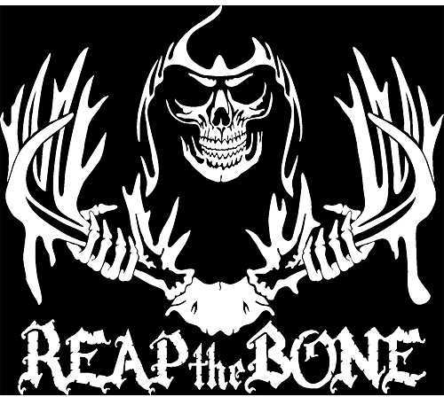 LVE HUNTING DECALS LLC Reaper Skull Std White 38507