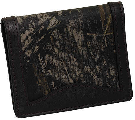WEBERS CAMO LEATHER GOODS Combo Front Pocket Wallet w/Money Clip BrkUp/Brn 200861