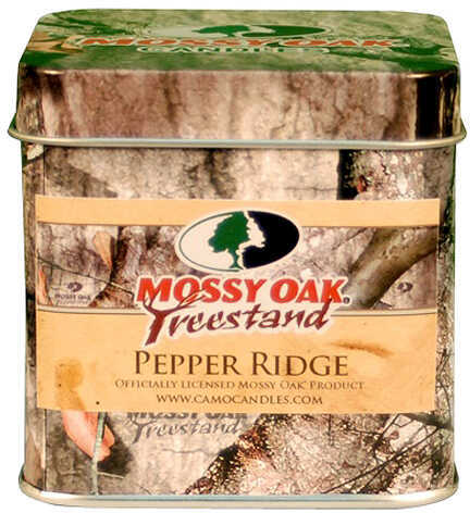 CAMO CANDLES Mossy Oak Treestand - Pepper Ridge Slip Top Tin 3x3x3 45166