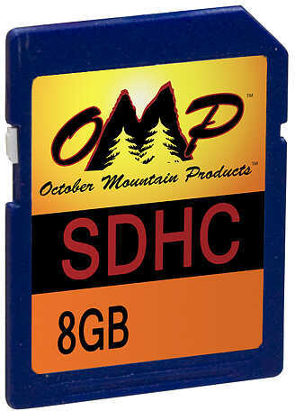 October Moutain OMP Memory Card - SD CL.6 8GB SDHC 45427