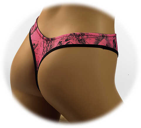 Webers Camo Leather Goods Naked North Pink Thong Sm 46552