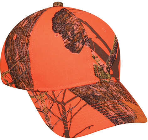 Outdoor Cap Blaze Orange Hat w/Velcro Closure 350