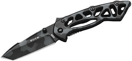 Buck Knives 870 Bones Tiger Stripe Camo Knife Serrated 3 Blade 5847
