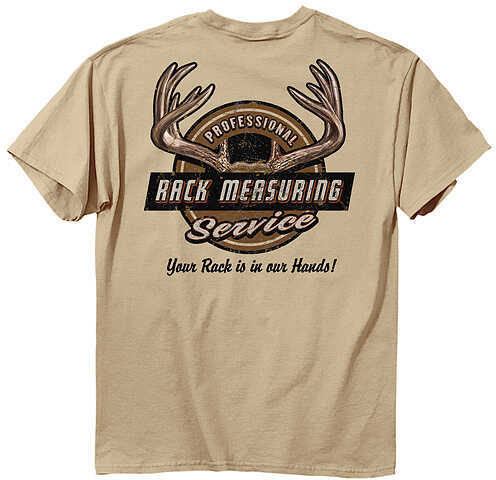 Buck Wear Inc. Rack Measuring T-Shirt Md S/S Sand 49018