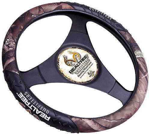 Signature Products Group SPG Apparel SPG Steering Wheel Cover Rubber w/Logo - Realtree 51016