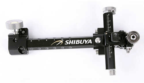 LANCASTER ARCHERY SUPPLY Shibuya Ultima 365 CPX RH Black 9'' Aluminum Ext 54490