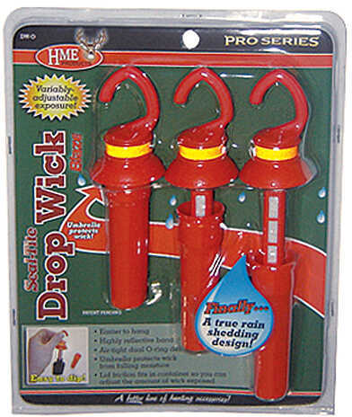 Hme Products HME Seal-Tite Drop Wick Air Tight Orange 3/pk. 54580