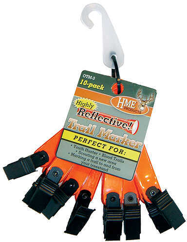 HME Products HME Trail MARKERS Reflective Orange 10Pk