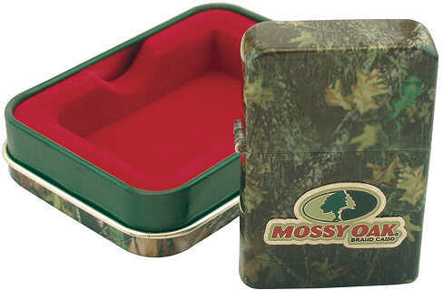 AES Optics Inc AES Mossy Oak Lighter w/Collector Tin Oil (not filled) 855