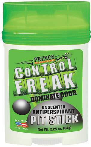 Primos Control Freak Deodorant Antiperspirant 2.25oz Unscented 58076