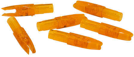 October Moutain Fin- Finder Hydro-Tek Replacemnent Nocks Orange 6/pk. 57338