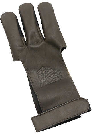 October Mountain Man Leather Shooting Glove - Brown Medium 57356