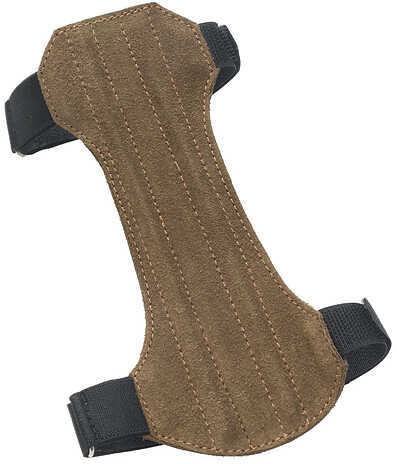 October Moutain Mountain Man 2 Strap Non-Ventillated Leather Arm Guard Suede 57364