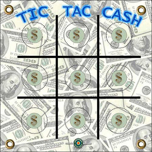 Arrowmat Tic Tac Cash Target 17"x17" 57861