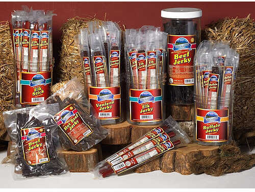PACIFIC MOUNTAIN FARMS Mtn Jerky Sticks 4oz. Package Venison 58105