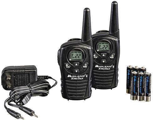 Midland Radios LXT118VP 2 Way w/Batteries and Charger 22 Chl 18mile 2/pk. 58191